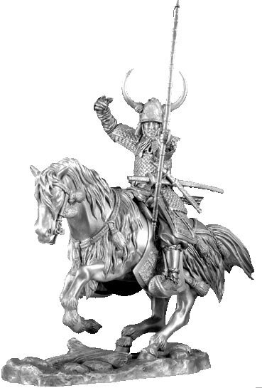 Figurka Samuraj na koniu Warlord - Les Etains Du Graal