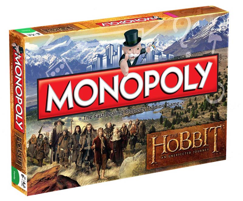 Gra Monopoly z filmu Hobbit Unexpected Journey - wersja angielska