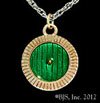 Hobbit Wisiorek Bronze Bag End Door Necklace