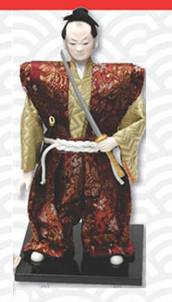 Lalka Samuraj z kataną