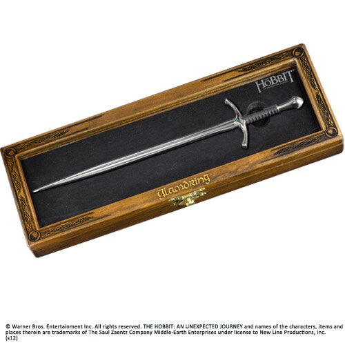 Miniaturka miecza Glamdring z filmu Hobbit Noble Collection
