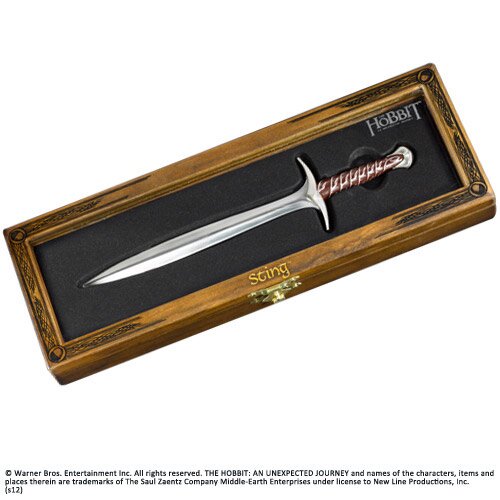Miniaturka miecza Żądło z filmu Hobbit Noble Collection