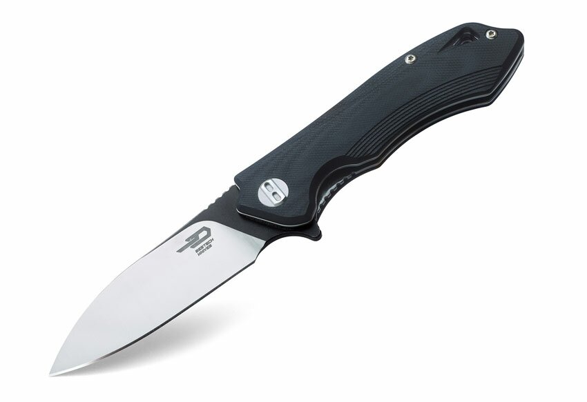 Nóż składany Bestech Knives Beluga Black G-10