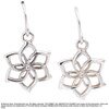 Srebrne Kolczyki Galadrieli z filmu Hobbit - Galadriel Flower Earrings (NN1259)