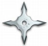 Throwing Star 4 Point Sharp Stainless Steel w/Case 4.5`` (0246001)